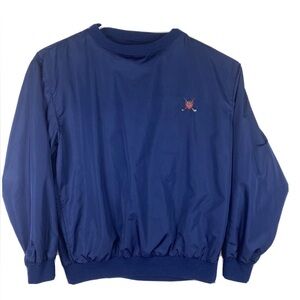 Vintage Polo Golf Ralph Lauren Jacket Mens XLarge Navy Pullover Windbreaker 90s